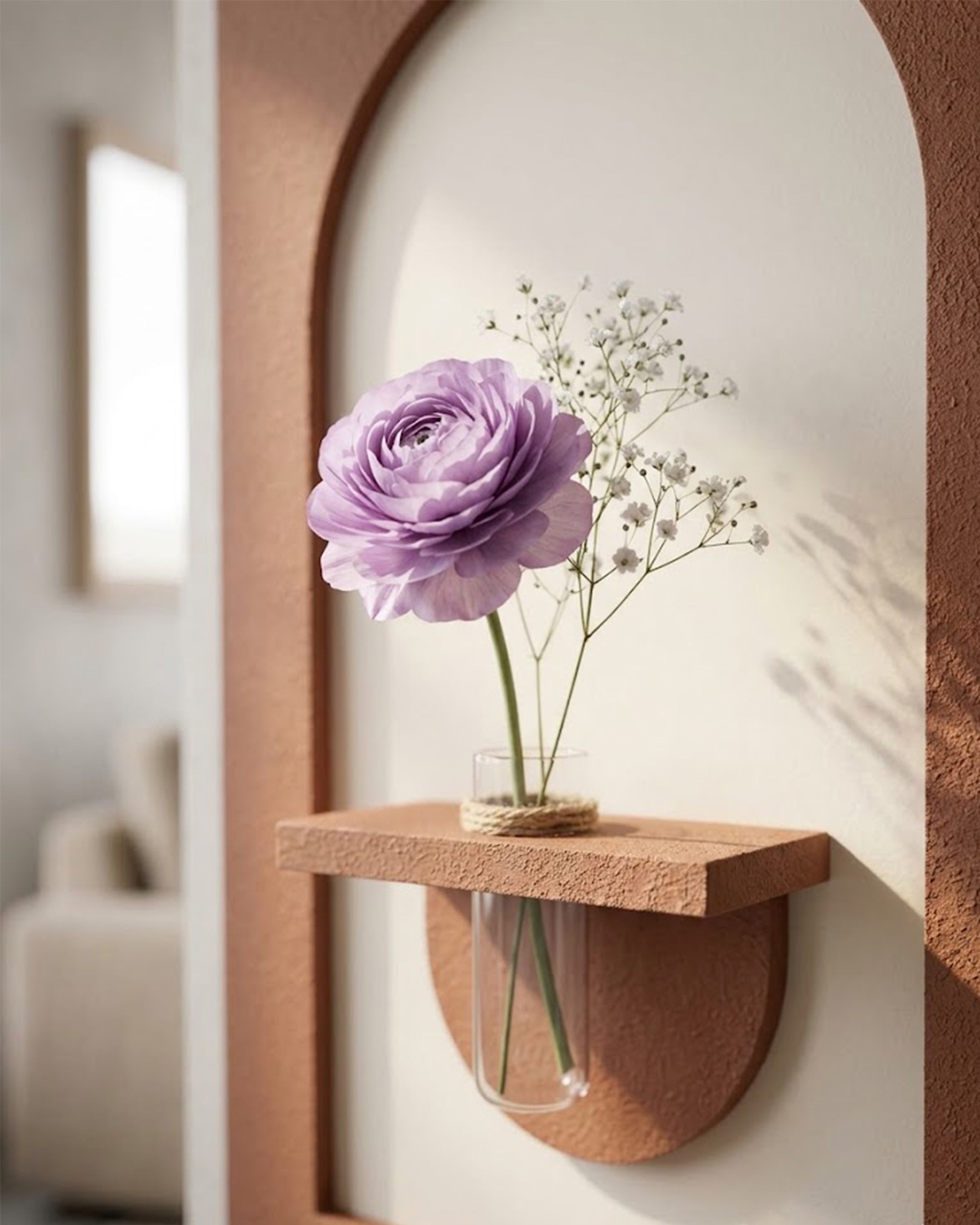 50×90 CM Oval Modern Ledli Duvar Tablosu | Dekoratif Panel | Gizli Aydınlatmalı | Pütürlü Doku